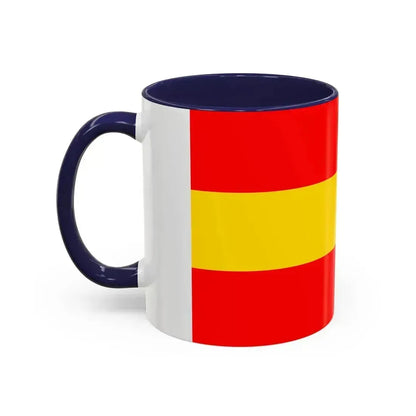 Flag of Karlsruhe 2 Germany - Accent Coffee Mug - Go Mug Yourself
