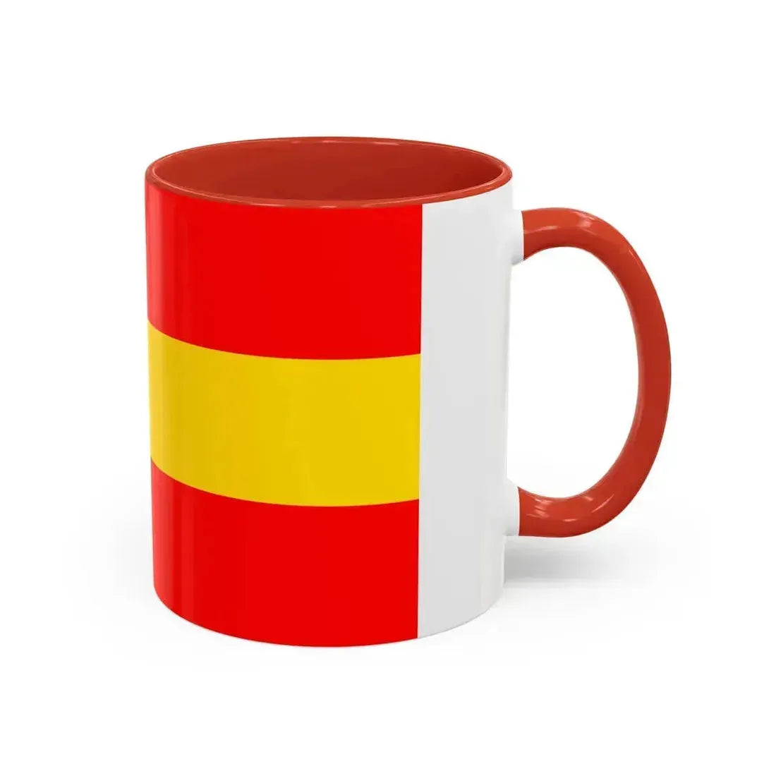 Flag of Karlsruhe 2 Germany - Accent Coffee Mug - Go Mug Yourself