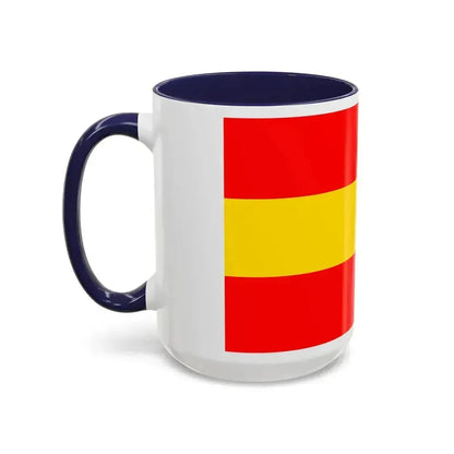 Flag of Karlsruhe 2 Germany - Accent Coffee Mug - Go Mug Yourself