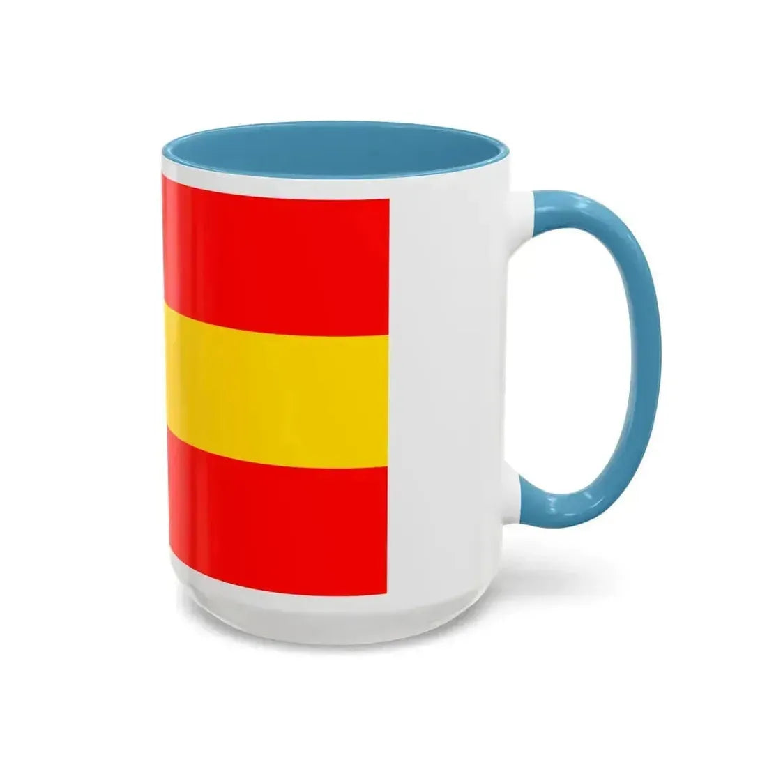 Flag of Karlsruhe 2 Germany - Accent Coffee Mug - Go Mug Yourself