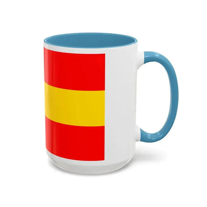 Flag of Karlsruhe 2 Germany - Accent Coffee Mug - Go Mug Yourself