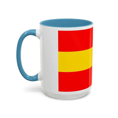 Flag of Karlsruhe 2 Germany - Accent Coffee Mug - Go Mug Yourself