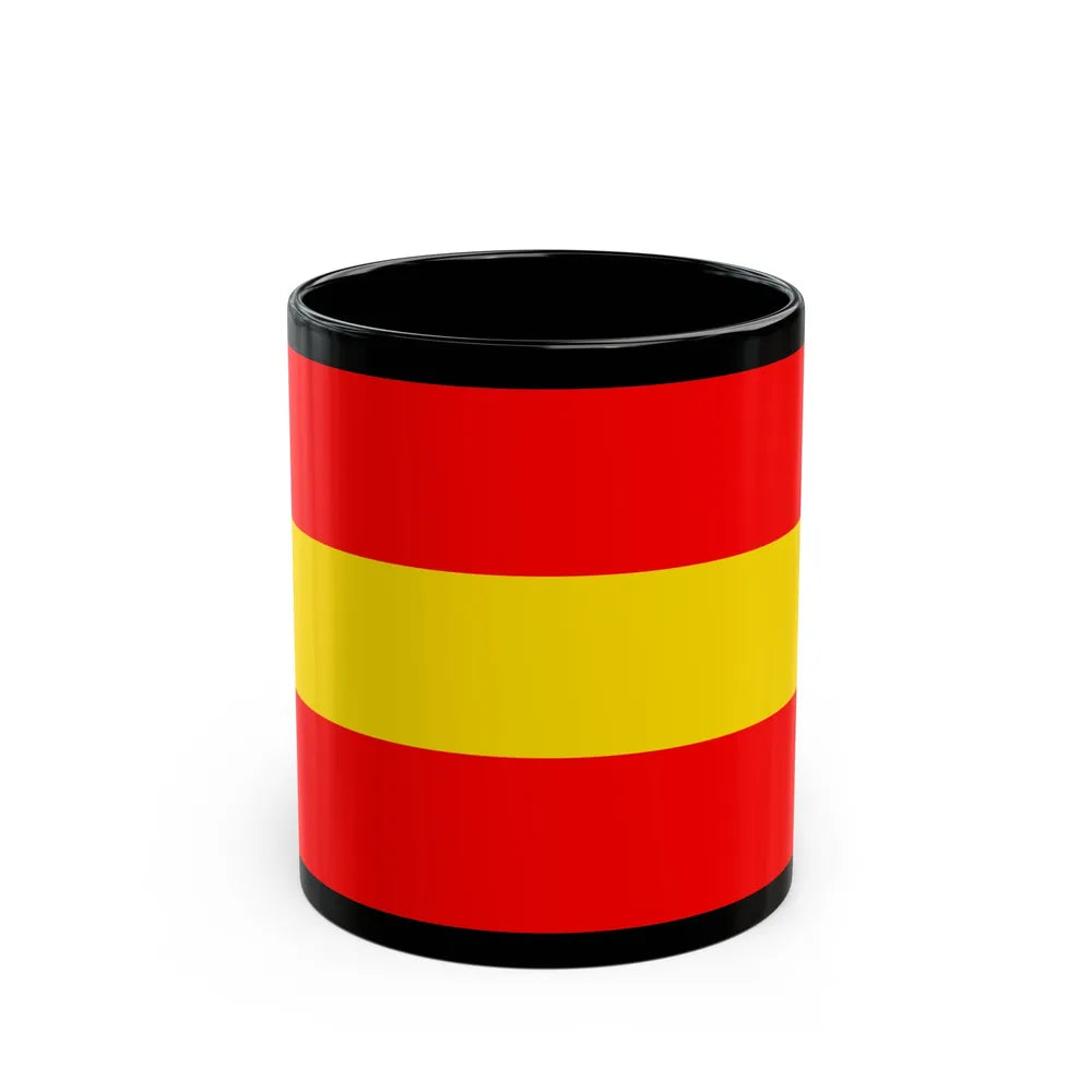 Flag of Karlsruhe 2 Germany - Black Coffee Mug-11oz-Go Mug Yourself