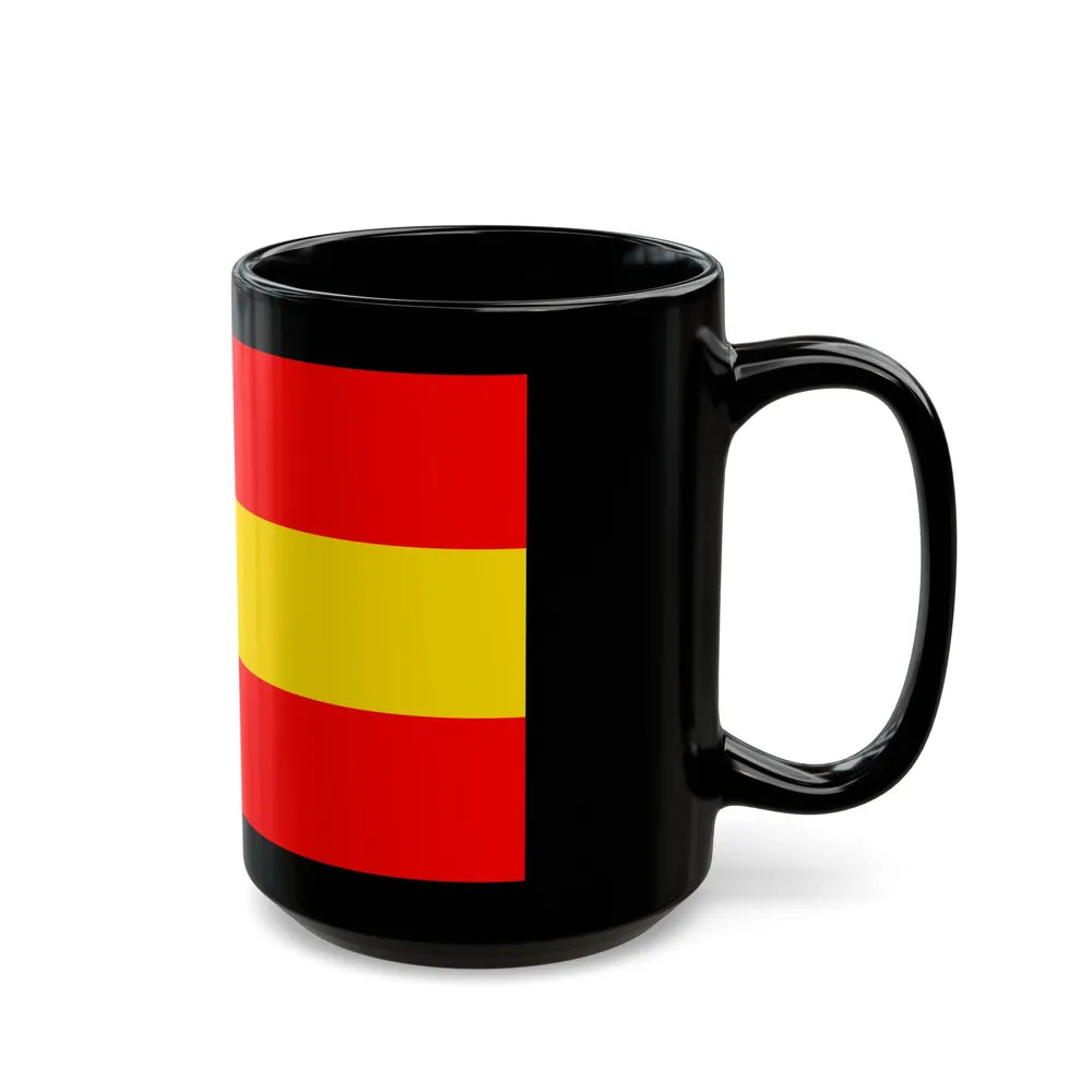 Flag of Karlsruhe 2 Germany - Black Coffee Mug-Go Mug Yourself