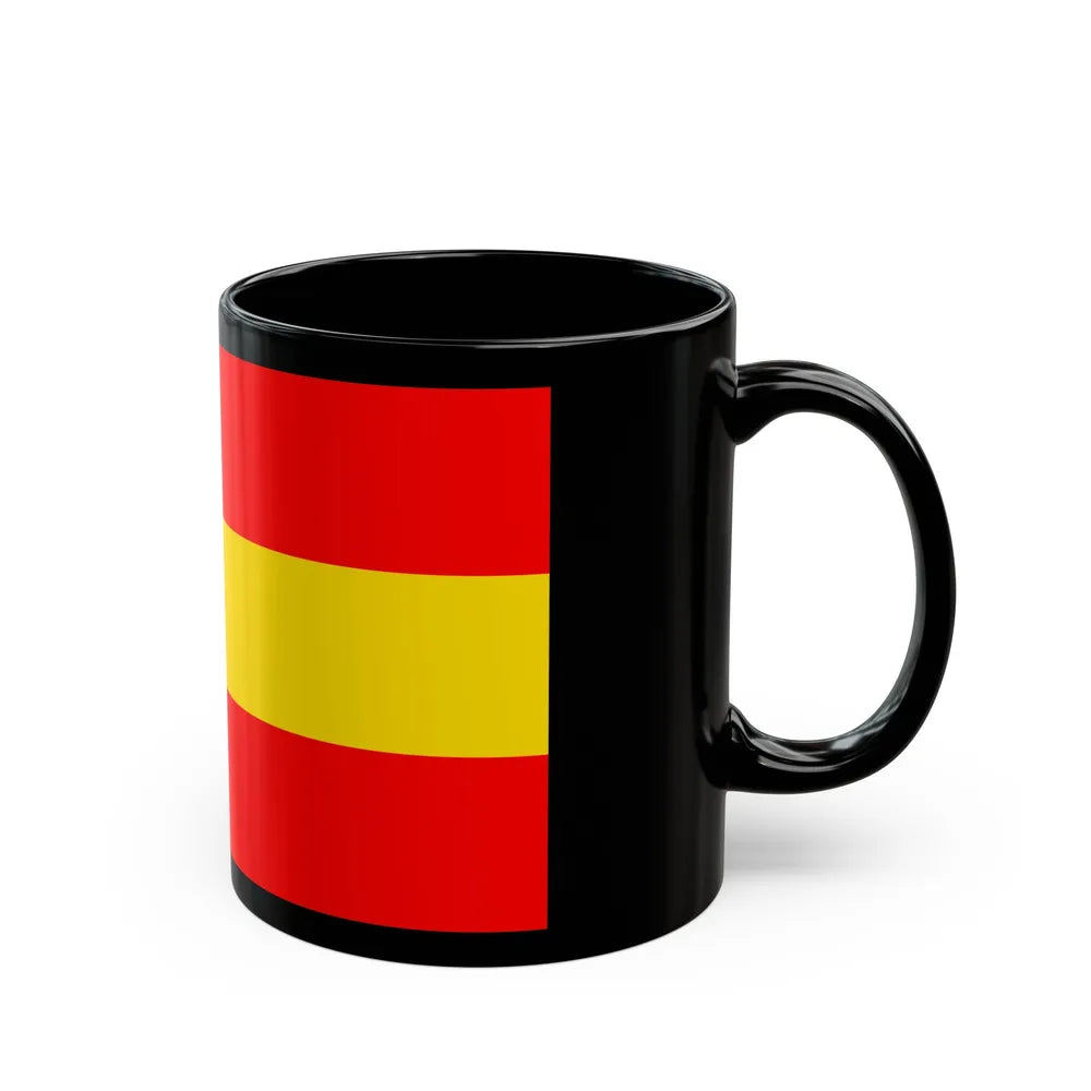 Flag of Karlsruhe 2 Germany - Black Coffee Mug-Go Mug Yourself