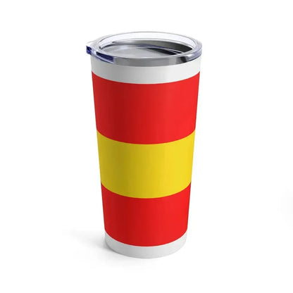 Flag of Karlsruhe 2 Germany - Tumbler 20oz - Go Mug Yourself