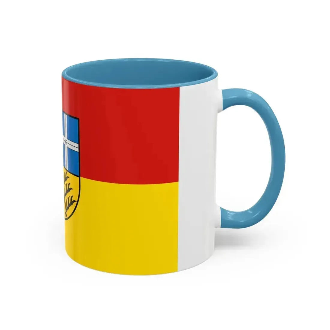 Flag of Karlsruhe Germany - Accent Coffee Mug - Go Mug Yourself
