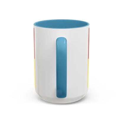 Flag of Karlsruhe Germany - Accent Coffee Mug - Go Mug Yourself