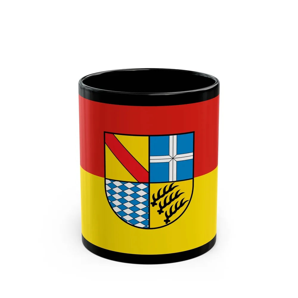 Flag of Karlsruhe Germany - Black Coffee Mug-11oz-Go Mug Yourself