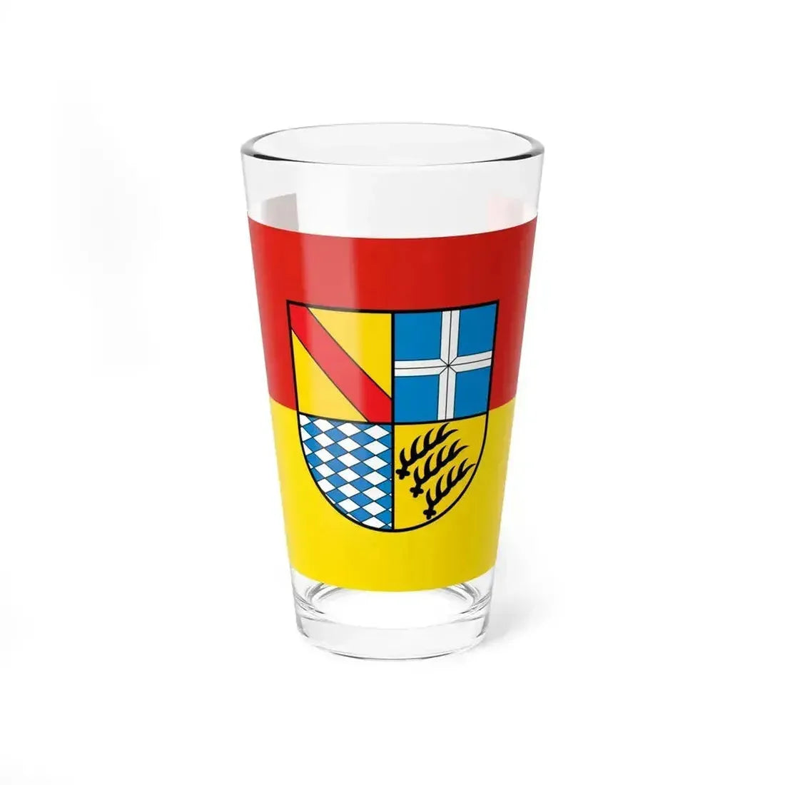 Flag of Karlsruhe Germany - Pint Glass 16oz 16oz - Go Mug Yourself