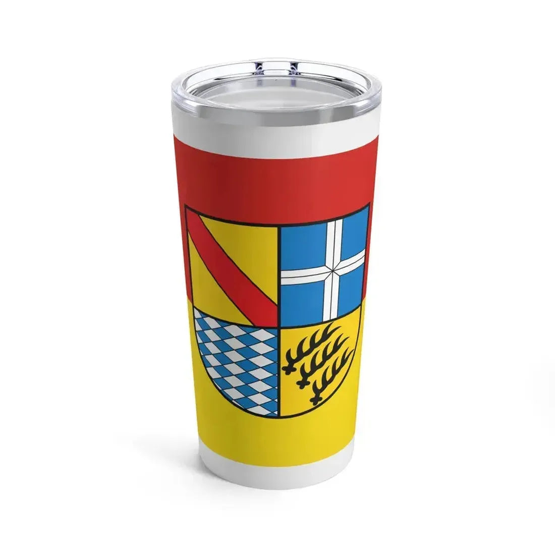 Flag of Karlsruhe Germany - Tumbler 20oz 20oz - Go Mug Yourself