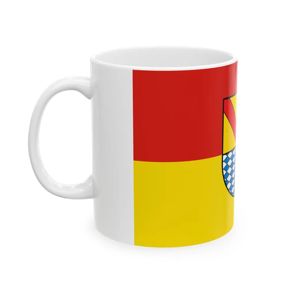 Flag of Karlsruhe Germany - White Coffee Mug-Go Mug Yourself