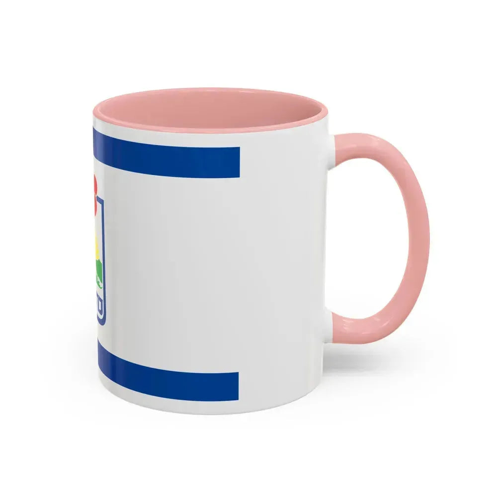 Flag of Karmiel Israel - Accent Coffee Mug - Go Mug Yourself