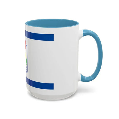 Flag of Karmiel Israel - Accent Coffee Mug - Go Mug Yourself