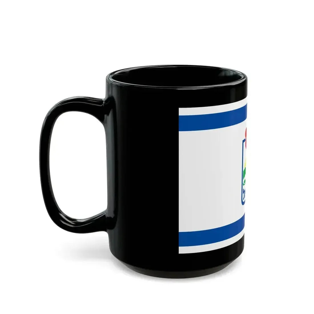 Flag of Karmiel Israel - Black Coffee Mug - Go Mug Yourself