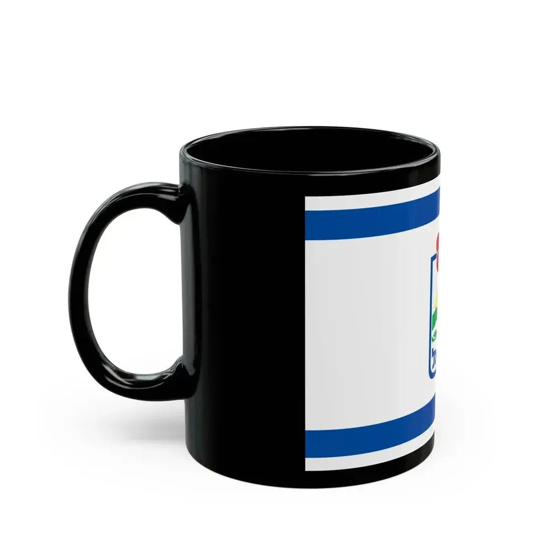 Flag of Karmiel Israel - Black Coffee Mug - Go Mug Yourself