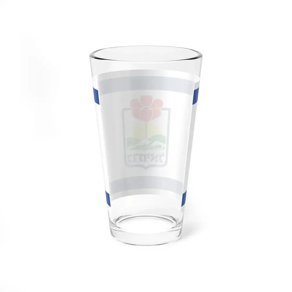 Flag of Karmiel Israel - Pint Glass 16oz - Go Mug Yourself