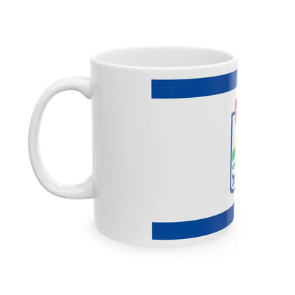 Flag of Karmiel Israel - White Coffee Mug-Go Mug Yourself