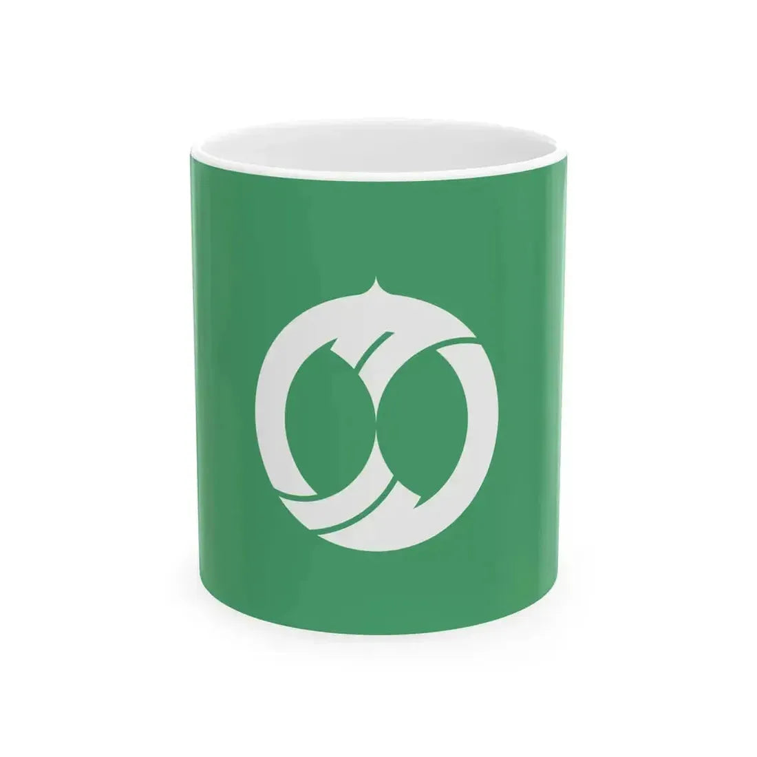 Flag of Karumai Iwate (Japan) White Coffee Mug 11oz - Go Mug Yourself