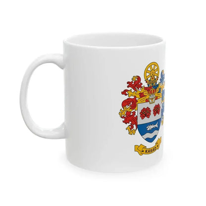 Flag of Kasad (Hungary) White Coffee Mug - Go Mug Yourself