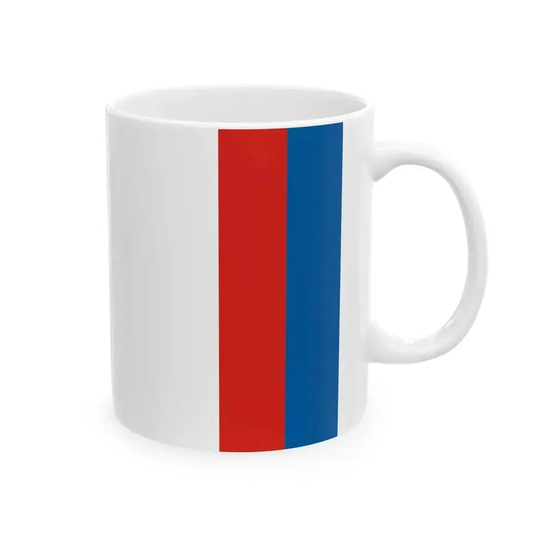 Flag of Kasad (Hungary) White Coffee Mug - Go Mug Yourself