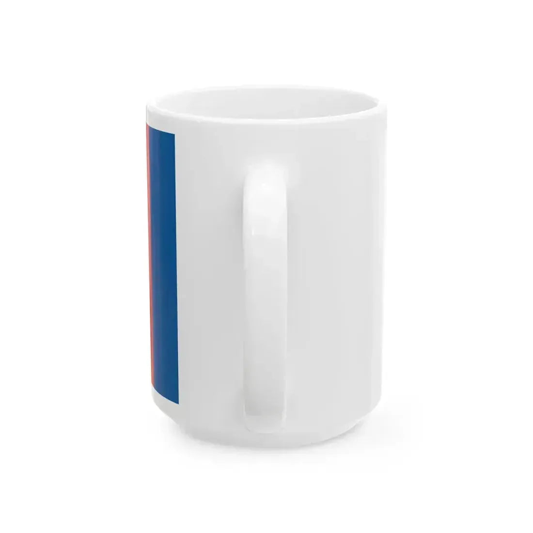 Flag of Kasad (Hungary) White Coffee Mug - Go Mug Yourself