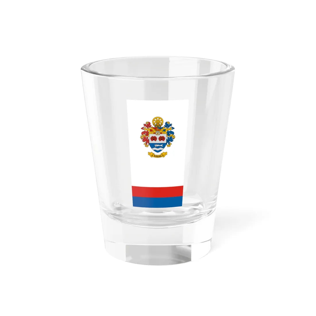 Flag of Kasad vertical (Hungary) Shot Glass 1.5oz 1.5oz - Go Mug Yourself