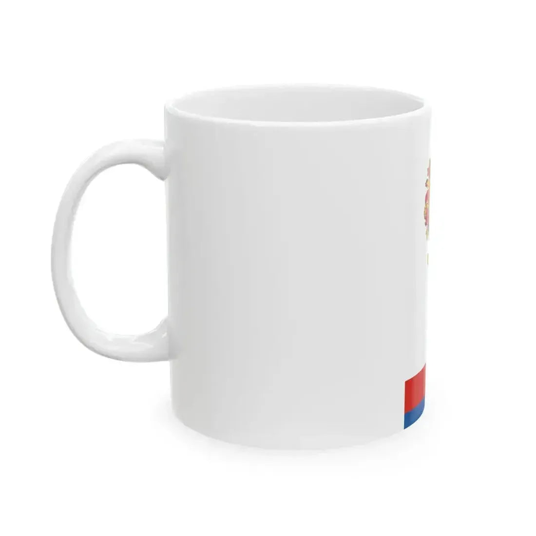 Flag of Kasad vertical (Hungary) White Coffee Mug - Go Mug Yourself