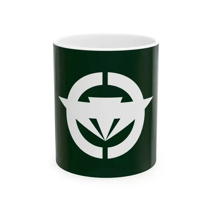 Flag of Kasagi Kyoto (Japan) White Coffee Mug 11oz - Go Mug Yourself