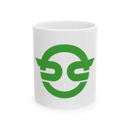 Flag of Kasai Hyogo (Japan) White Coffee Mug 11oz - Go Mug Yourself