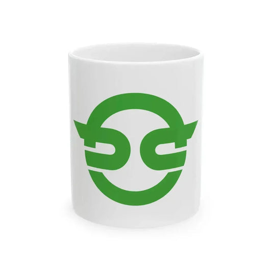 Flag of Kasai Hyogo (Japan) White Coffee Mug 11oz - Go Mug Yourself