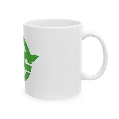 Flag of Kasai Hyogo (Japan) White Coffee Mug - Go Mug Yourself
