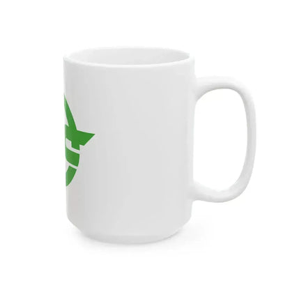 Flag of Kasai Hyogo (Japan) White Coffee Mug - Go Mug Yourself