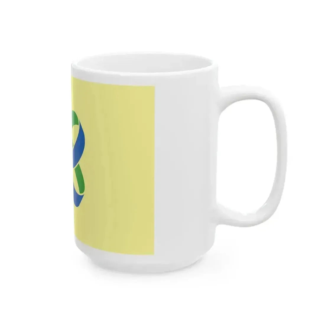 Flag of Kasama Ibaraki (Japan) White Coffee Mug - Go Mug Yourself