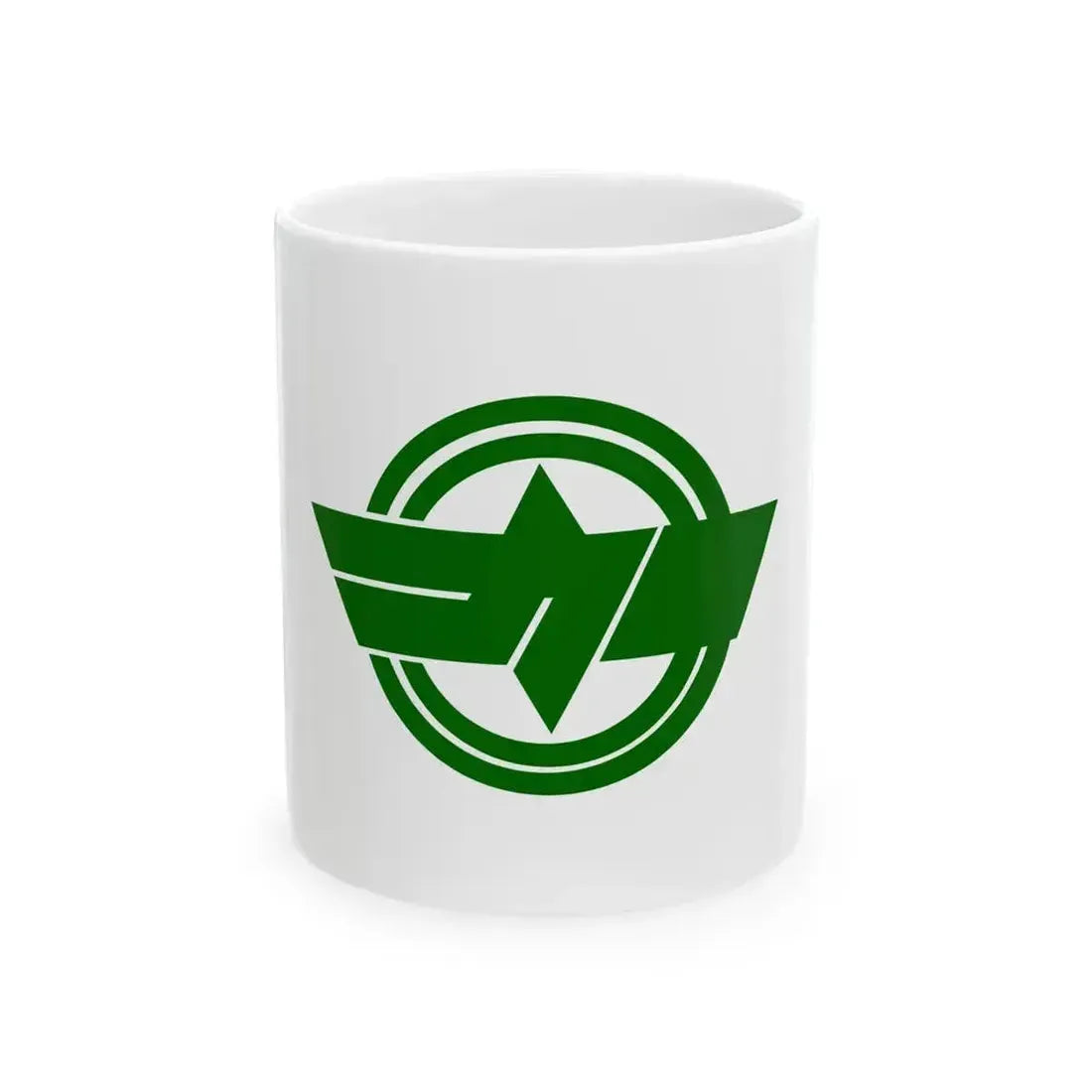 Flag of Kasamatsu Gifu (Japan) White Coffee Mug 11oz - Go Mug Yourself