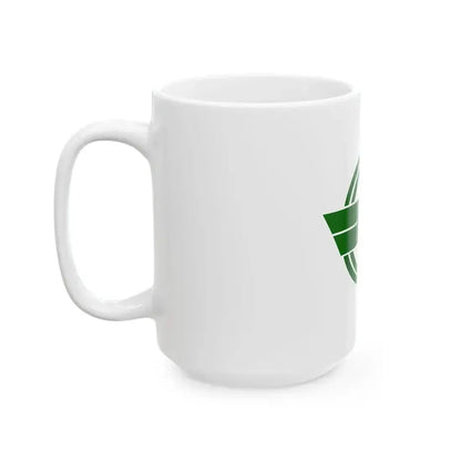 Flag of Kasamatsu Gifu (Japan) White Coffee Mug - Go Mug Yourself