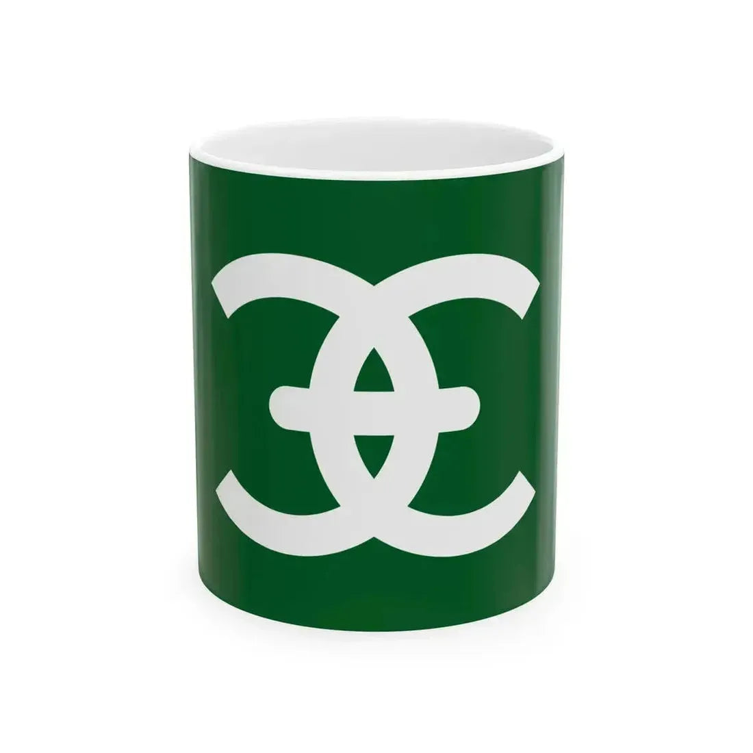 Flag of Kasaoka Okayama (Japan) White Coffee Mug 11oz - Go Mug Yourself