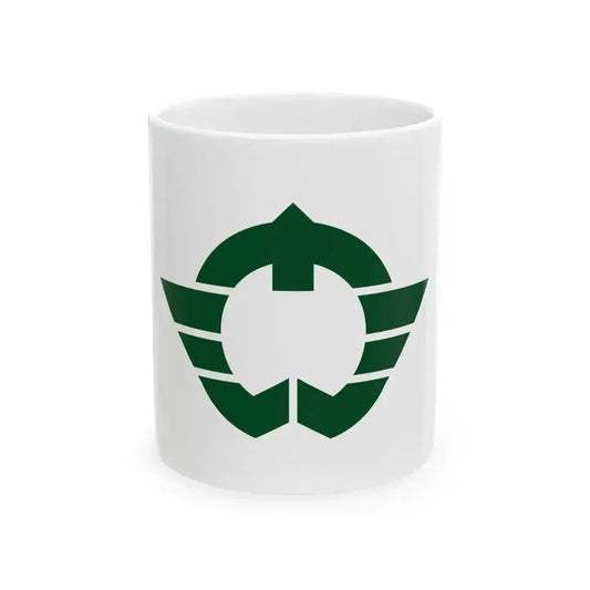 Flag of Kashiba Nara (Japan) White Coffee Mug 11oz - Go Mug Yourself