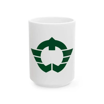 Flag of Kashiba Nara (Japan) White Coffee Mug 15oz - Go Mug Yourself