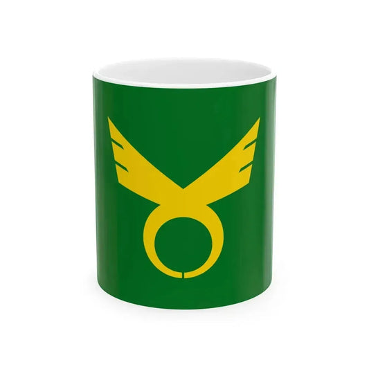 Flag of Kashihara Nara (Japan) White Coffee Mug 11oz - Go Mug Yourself