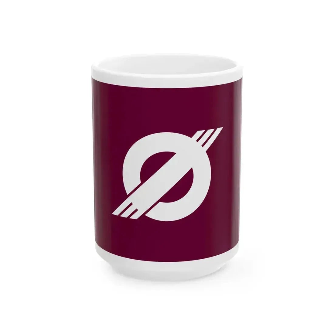 Flag of Kashima Fukushima 1963-2006 (Japan) White Coffee Mug 15oz - Go Mug Yourself