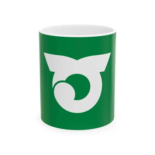 Flag of Kashima Ibaraki (Japan) White Coffee Mug 11oz - Go Mug Yourself