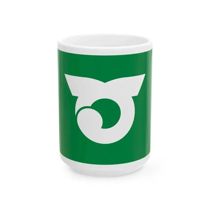 Flag of Kashima Ibaraki (Japan) White Coffee Mug 15oz - Go Mug Yourself