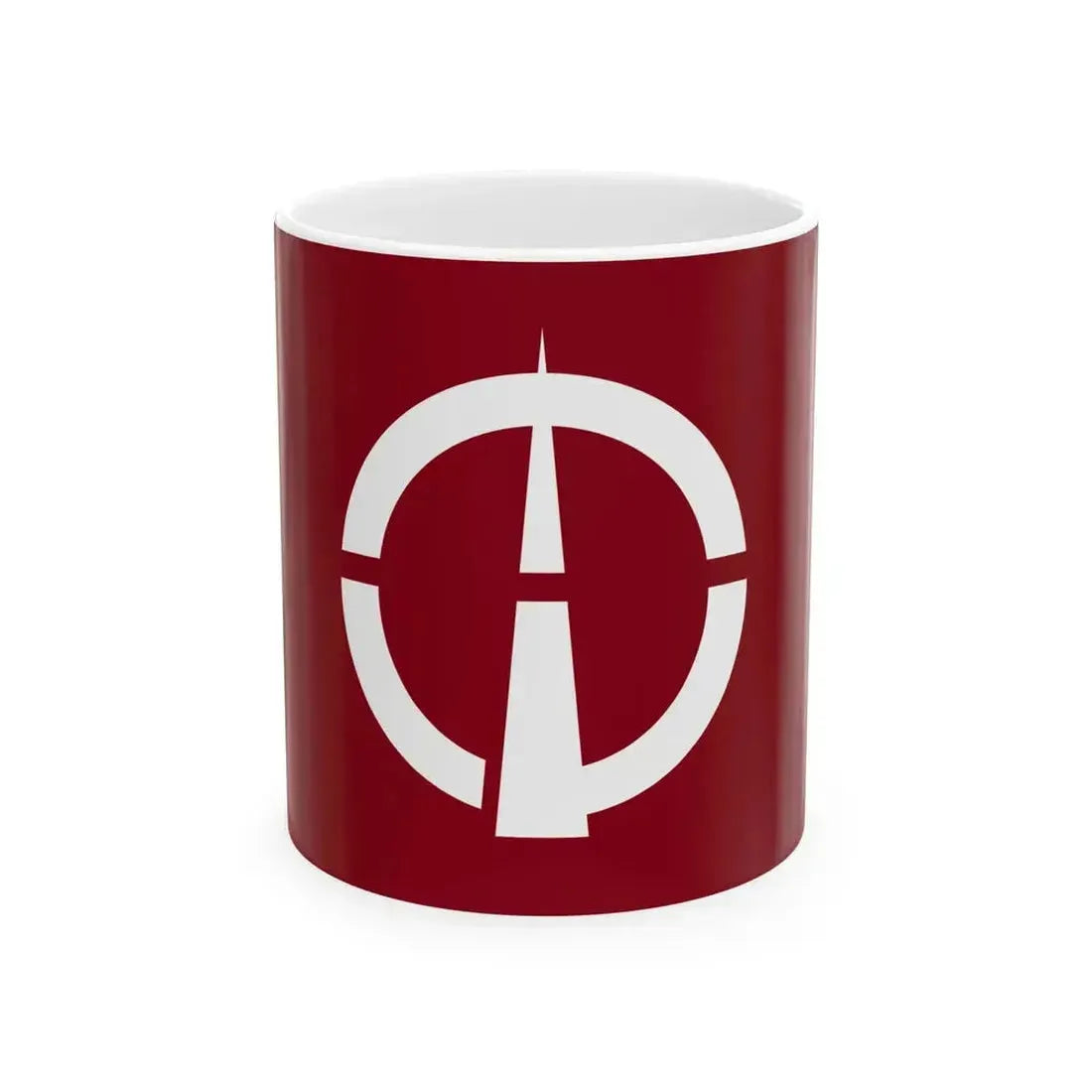 Flag of Kashima Shimane 1971-2005 (Japan) White Coffee Mug 11oz - Go Mug Yourself