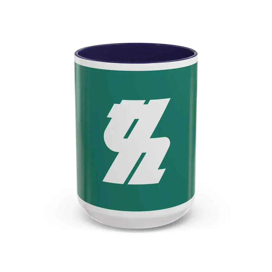 Flag of Kashiwa Chiba Japan - Accent Coffee Mug 15oz Navy - Go Mug Yourself