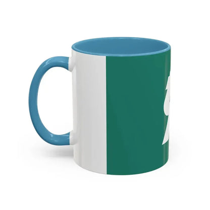 Flag of Kashiwa Chiba Japan - Accent Coffee Mug - Go Mug Yourself