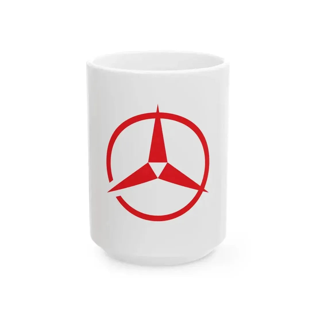 Flag of Kashiwara Osaka (Japan) White Coffee Mug 15oz - Go Mug Yourself