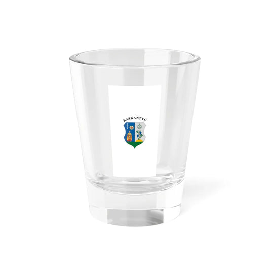 Flag of Kaskantyu vertical (Hungary) Shot Glass 1.5oz 1.5oz - Go Mug Yourself