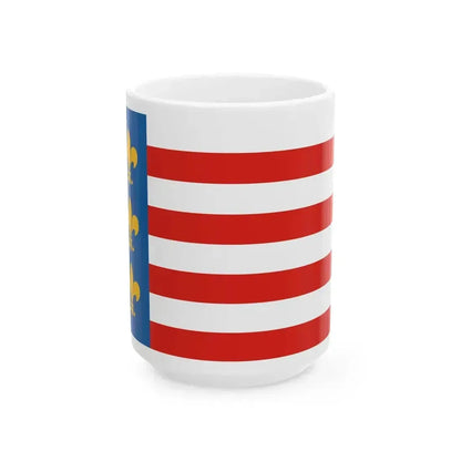 Flag of Kassa 1941 (Hungary) White Coffee Mug 15oz - Go Mug Yourself