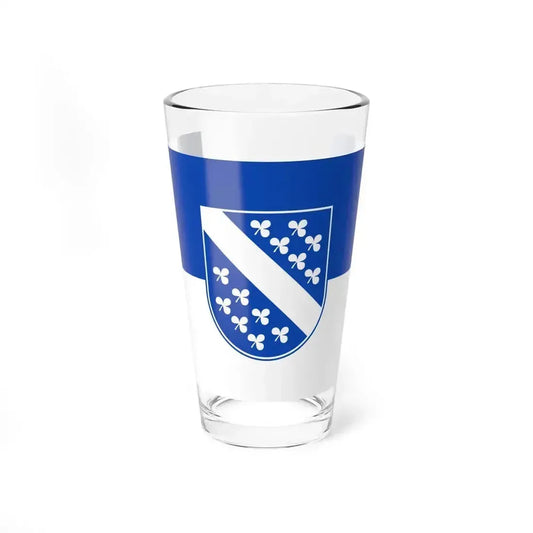 Flag of Kassel 2 Germany - Pint Glass 16oz 16oz - Go Mug Yourself